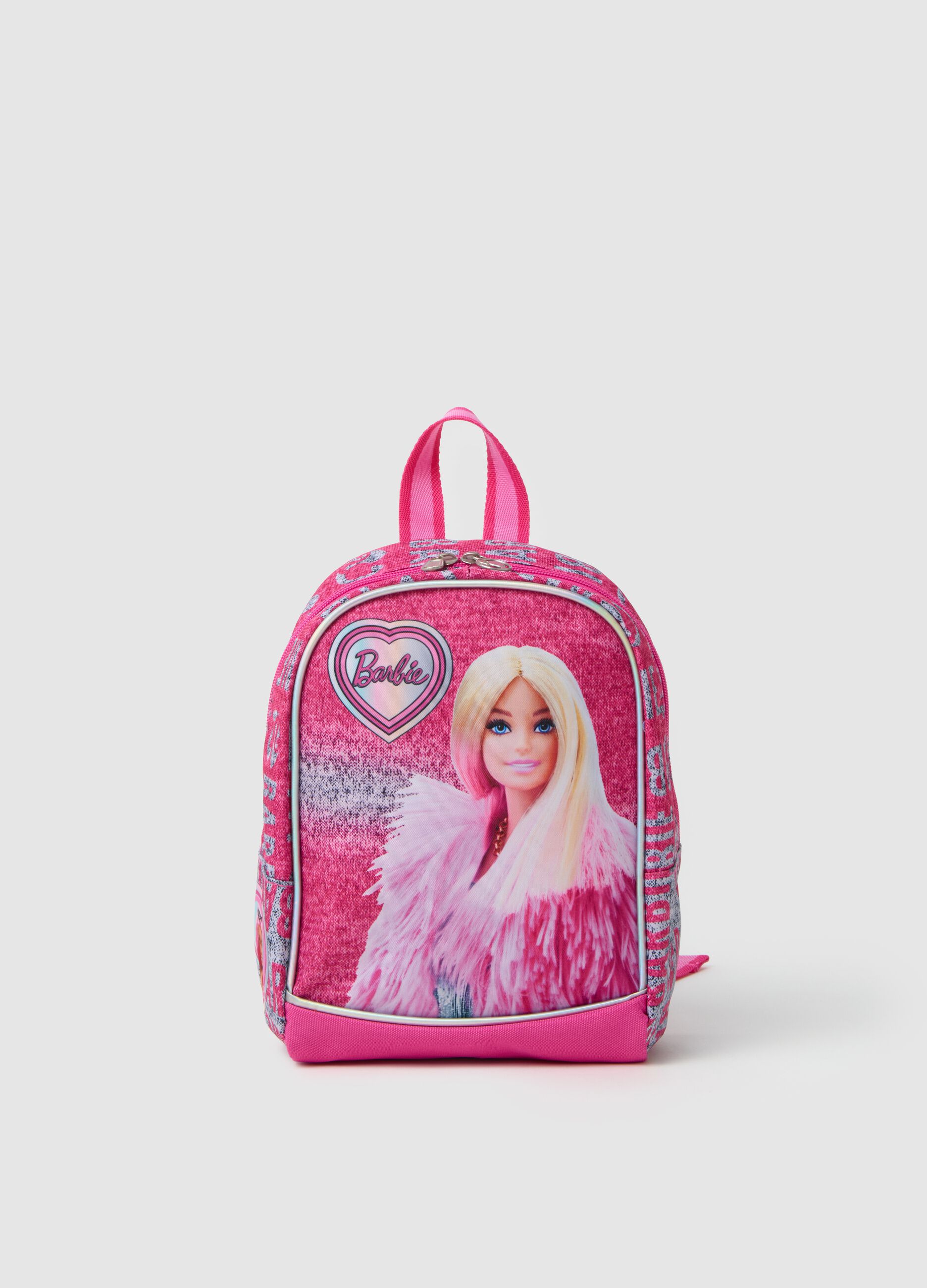 Zaino Barbie da bambina rosa glitterato