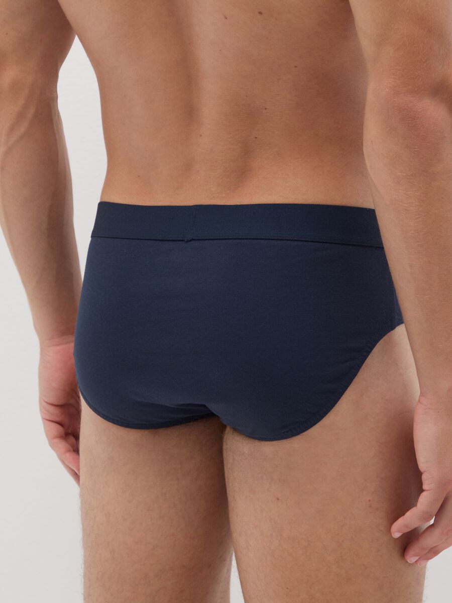 Set of multicolour pure cotton briefs with regular fit_2
