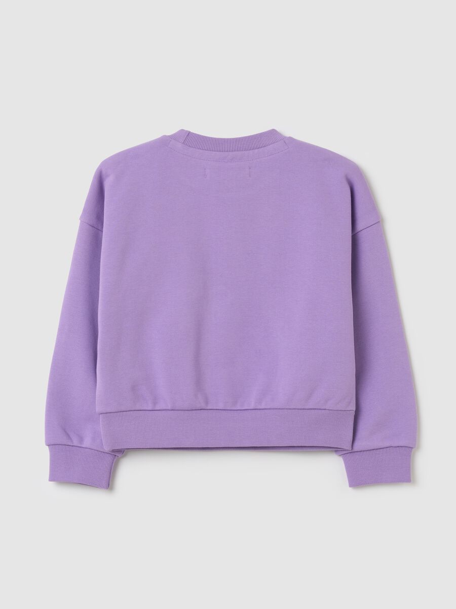 Sweatshirt with sequins and rainbow print_1