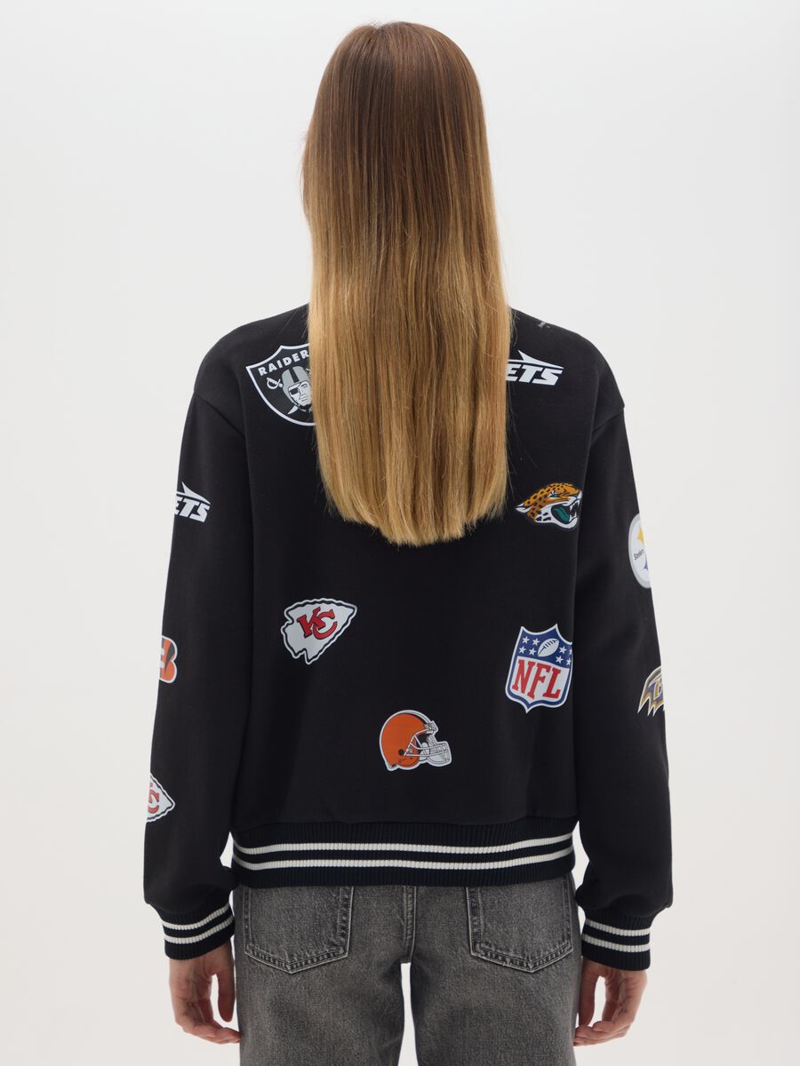 NFL Black Bomber Jacket_2