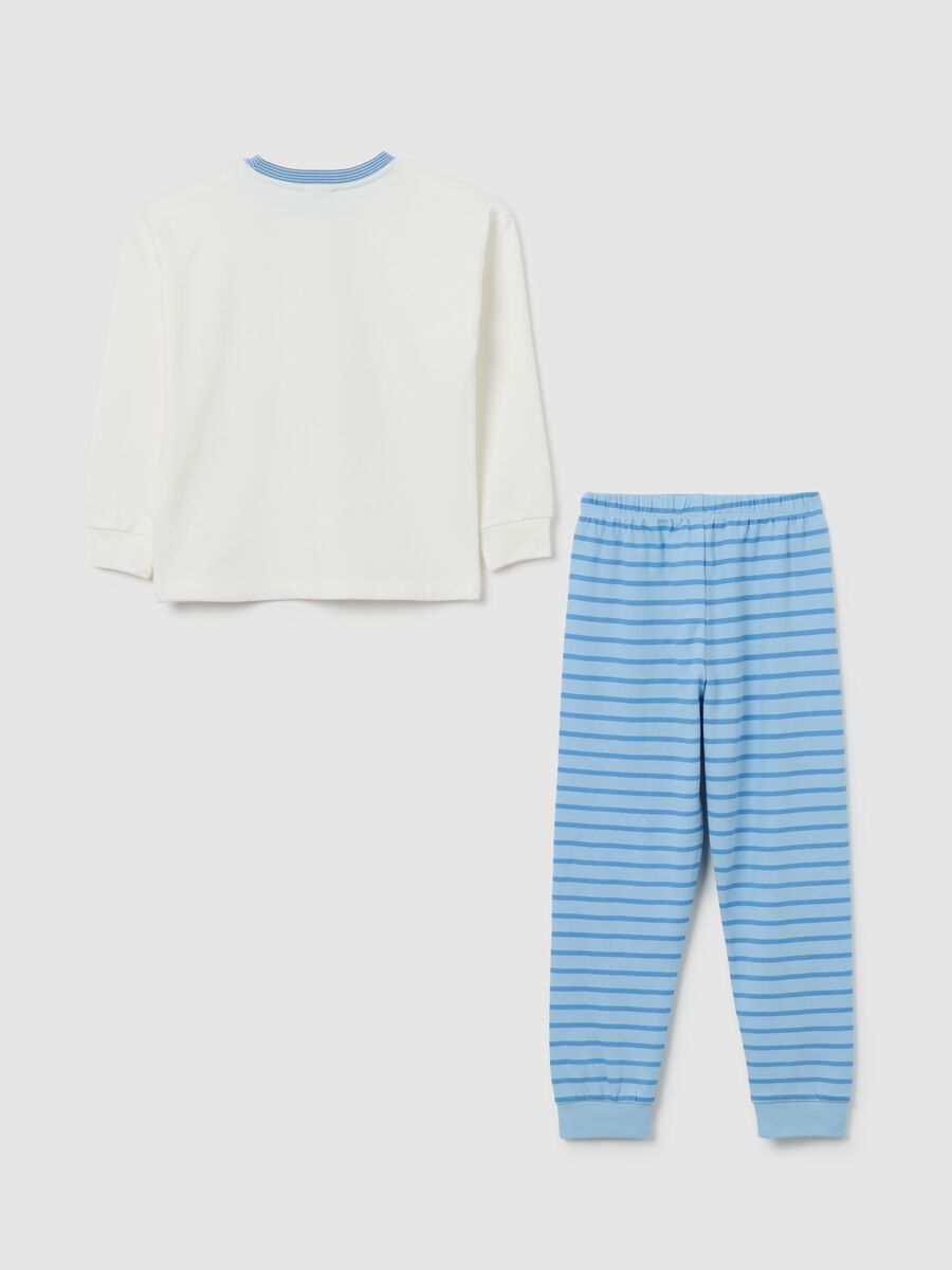 White and blue long-sleeved cotton pyjamas_1