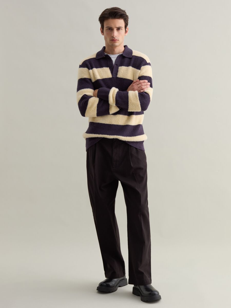 Chino trousers in cotton drill_1