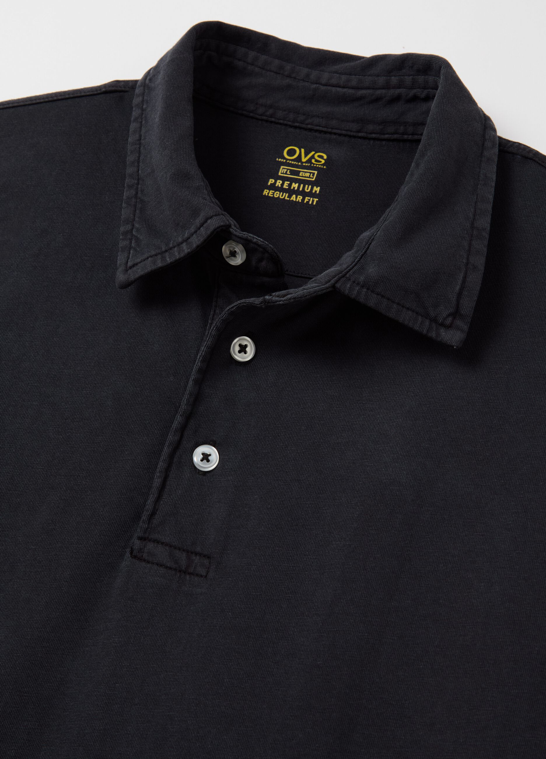 Regular-fit polo shirt in jersey
