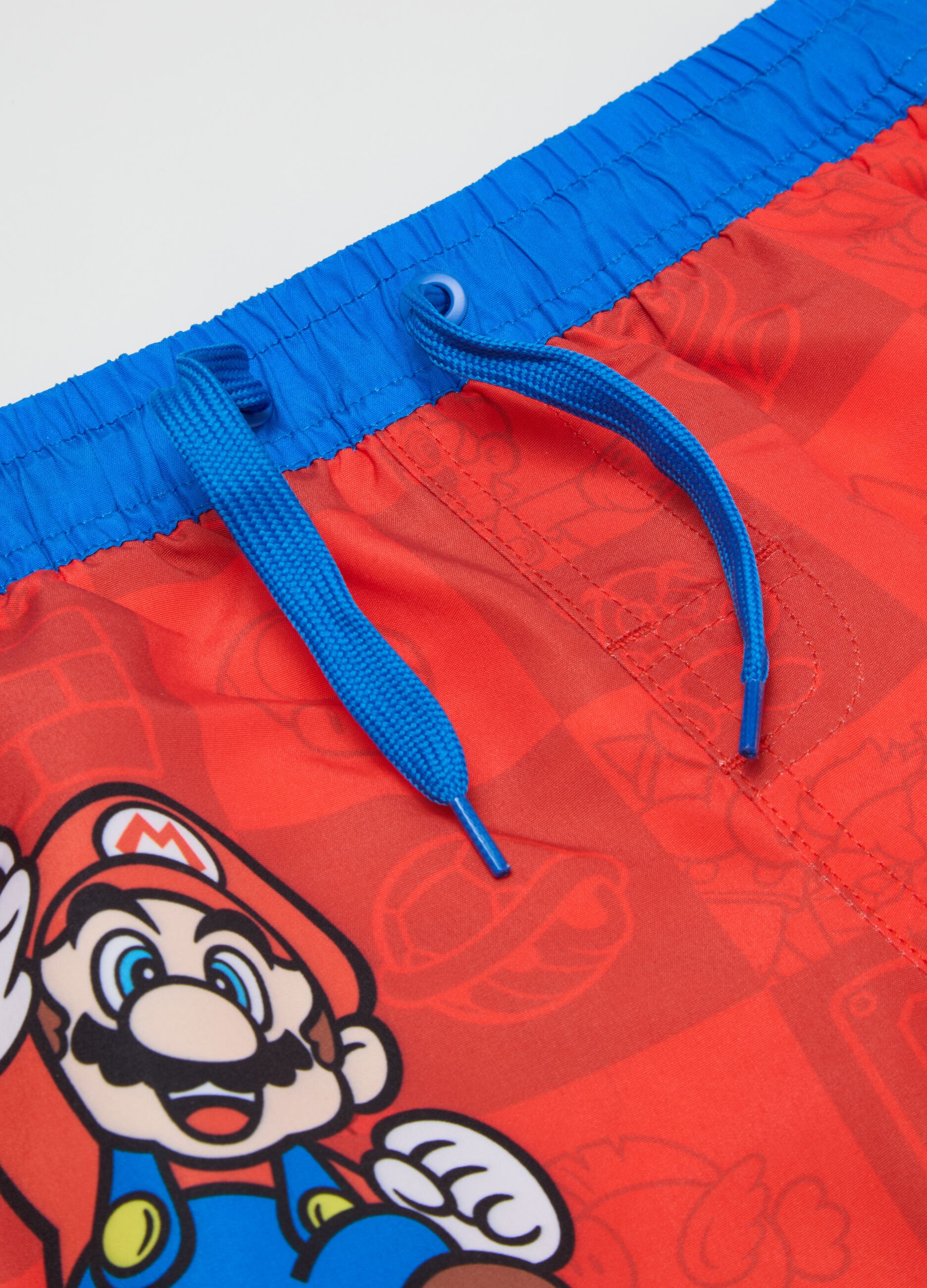 Shorts da bambino in tessuto multicolor regular fit