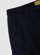 Men&rsquo;s blue regular fit Bermuda shorts in 100% cotton_5