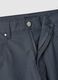 Slim fit blue stretch cotton blend chino trousers_5