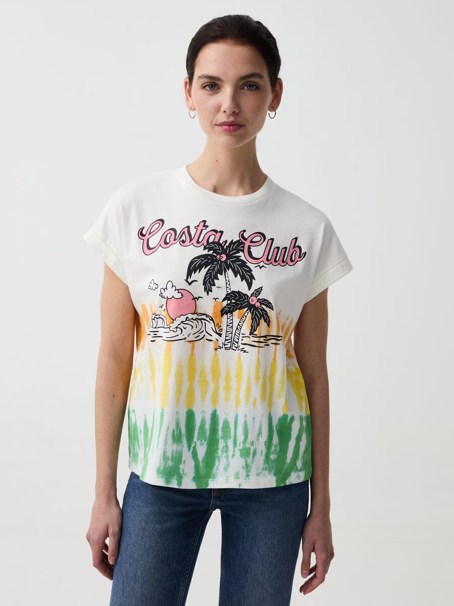 T-shirt con stampa Costa Club_0