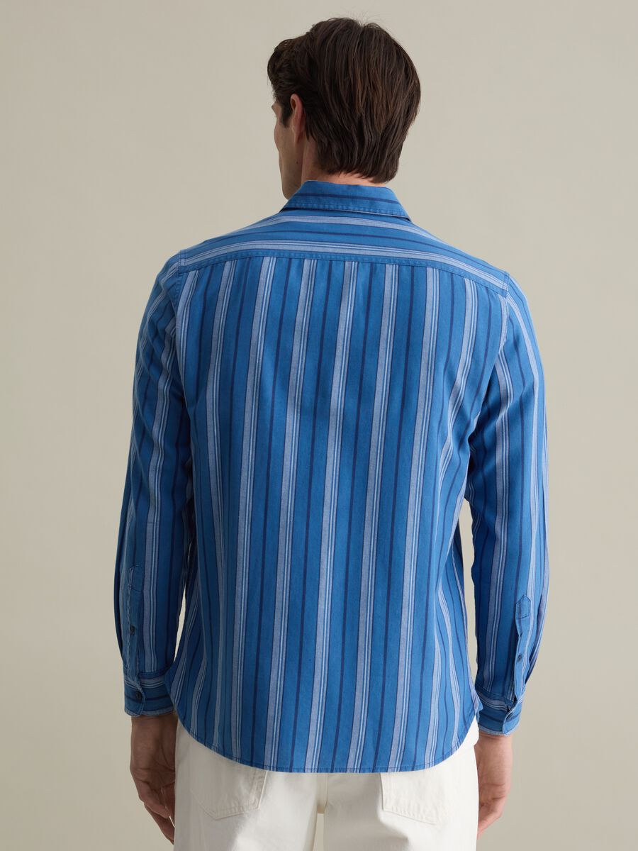 Striped cotton shacket_3