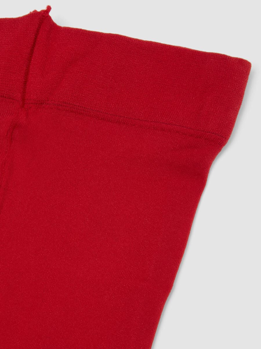 Red stretch tights_1