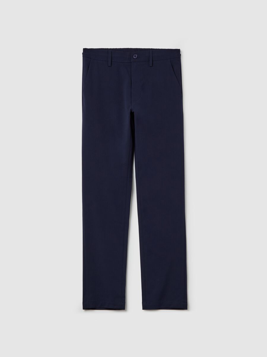 Jogger trousers with drawstring inside_4