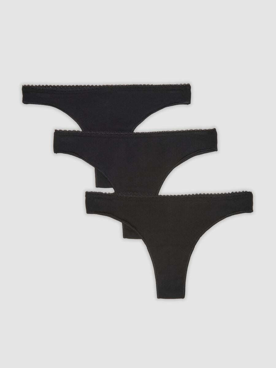 Tripack di slip brasiliane nere in cotone organico elasticizzato_4