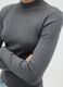 Grey Viscose Blend Fitted Sweater_2