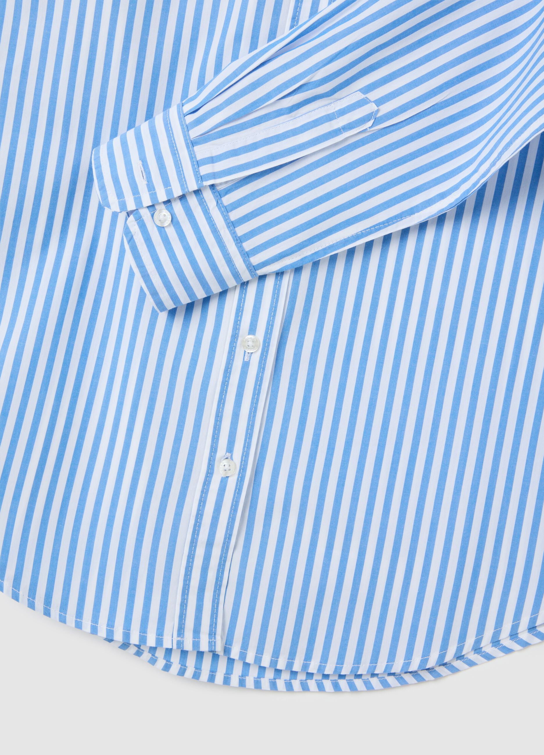 Multicoloured pure cotton regular fit shirt