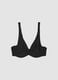 Top bikini elasticizzato nero con fiocco_4