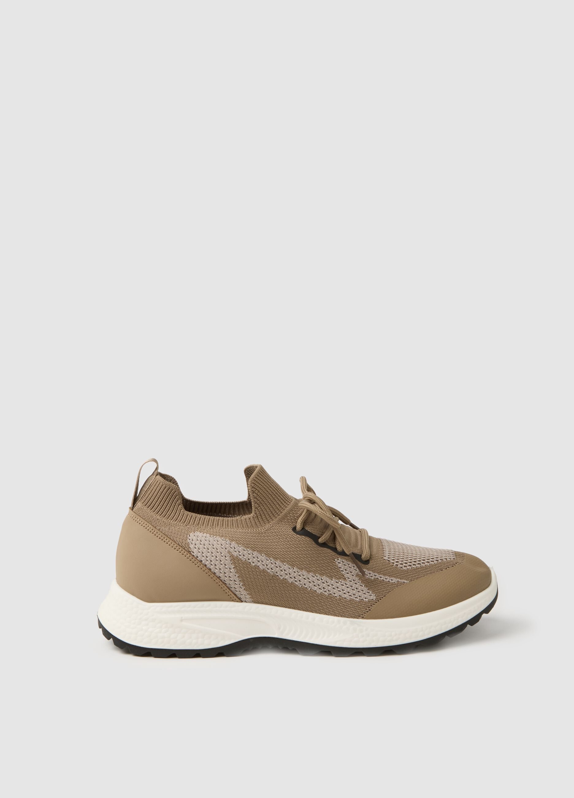 Beige Casual Shoes