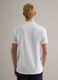 White regular fit pure cotton short sleeve polo_3