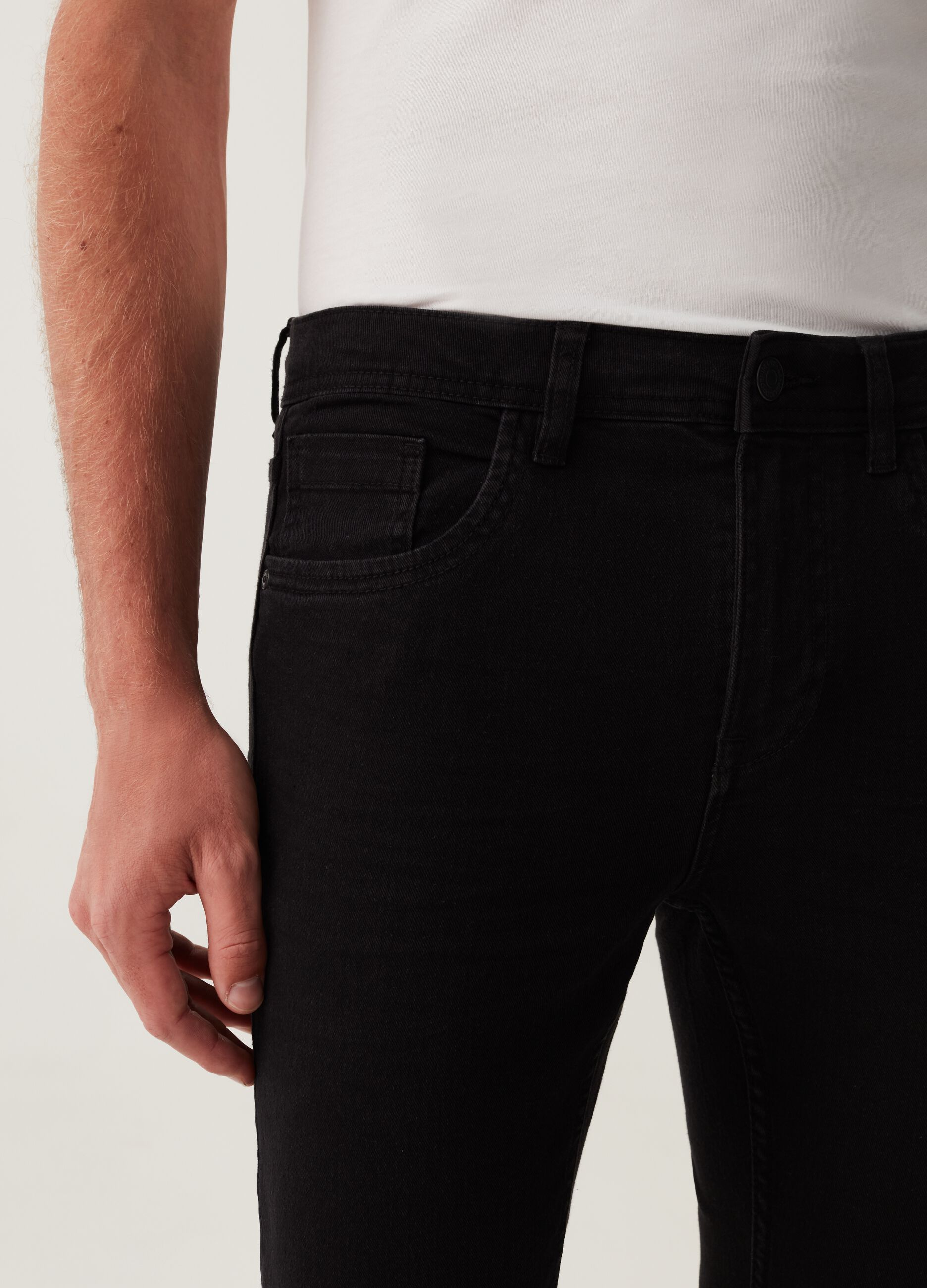 Jeans super skinny fit cinque tasche_3