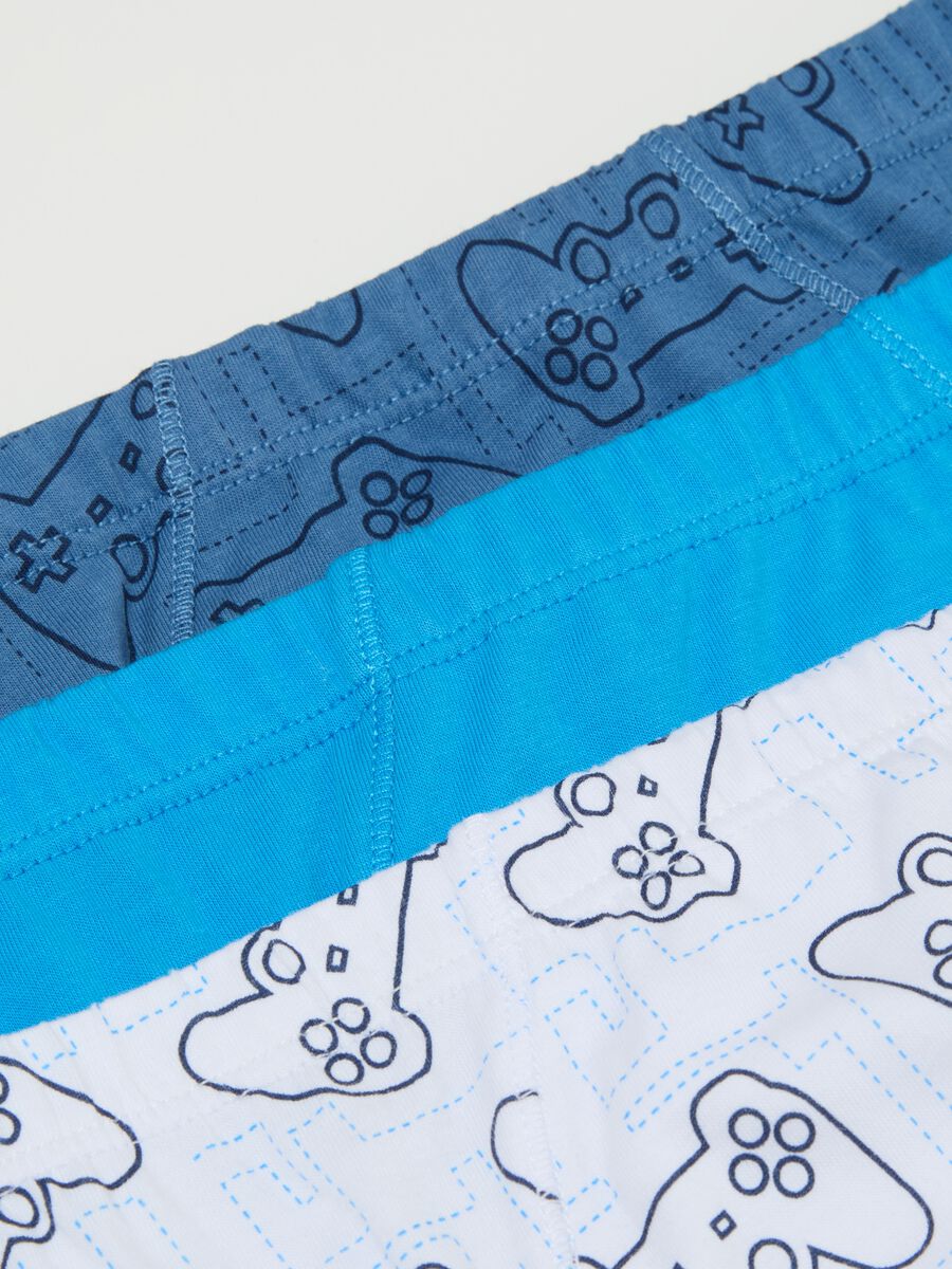 Multipack sette slip in cotone stampa gamers _2