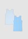 2-pack of blue organic cotton regular-fit vest tops for kids_1