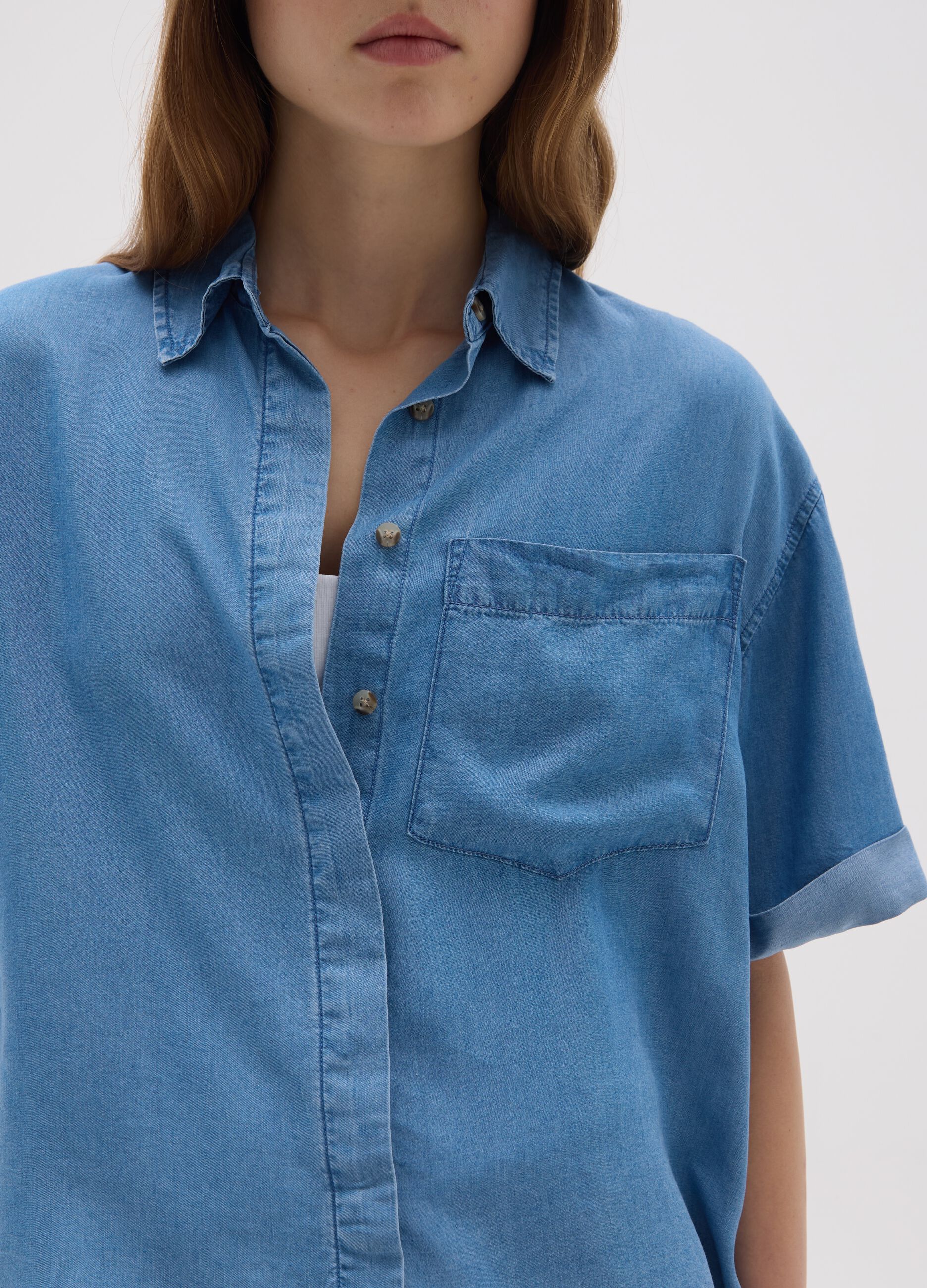 Oversized Short Sleeve Shirt