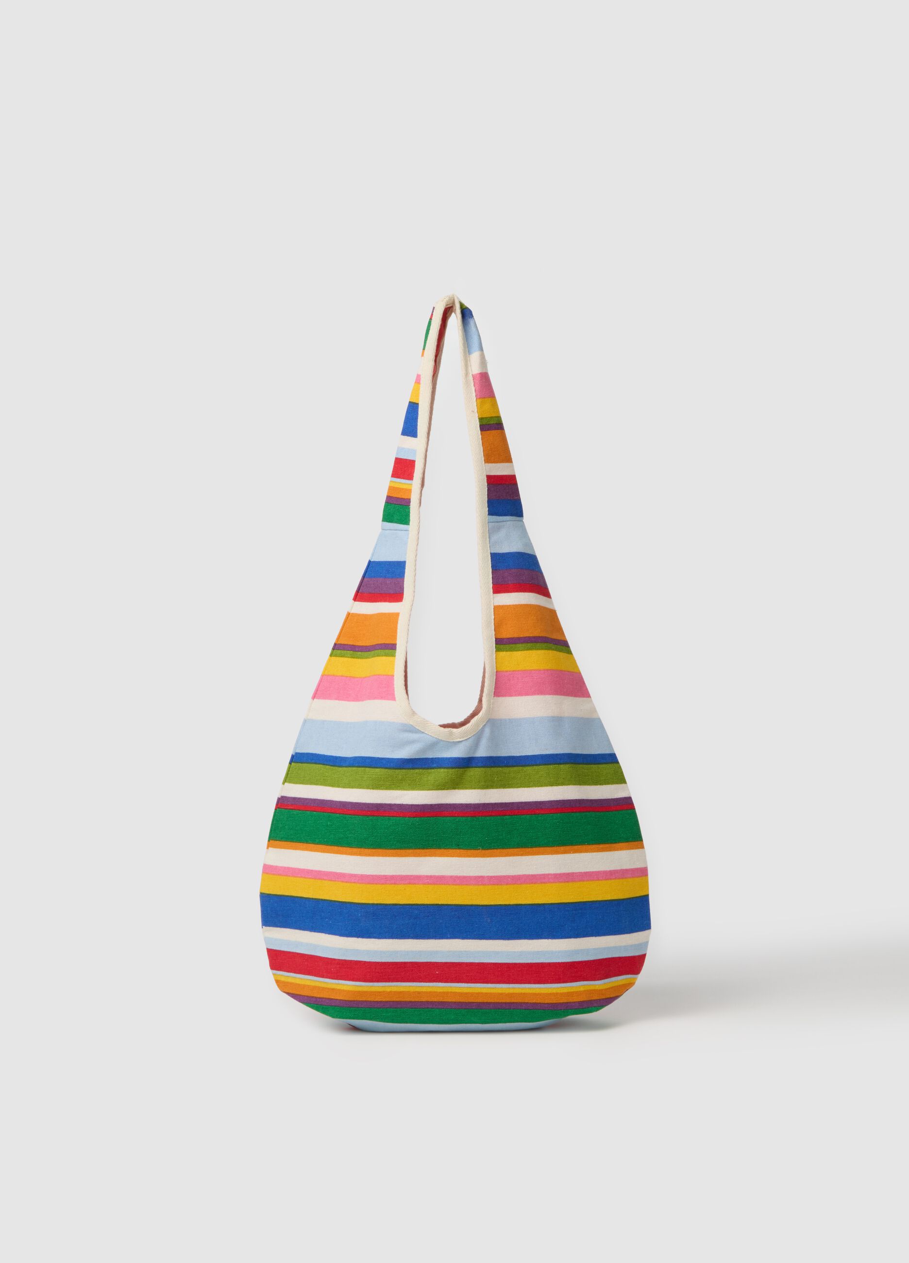 Borsa da donna in puro cotone multicolor