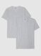 Men's grey V-neck cotton t-shirt twin pack, regular fit_4