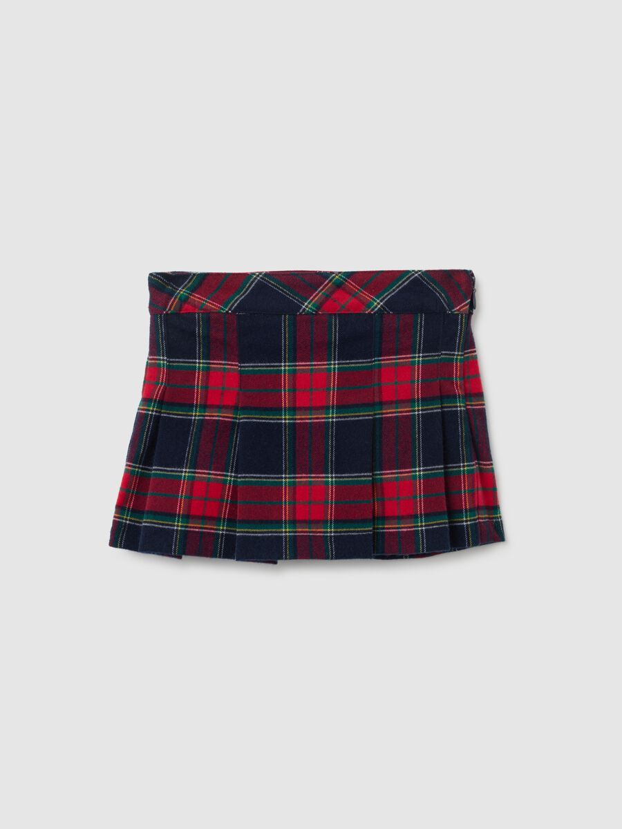 Girls' multicoloured stretch blend shorts, regular fit_0