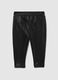 Black stretch trousers in fabric blend_1