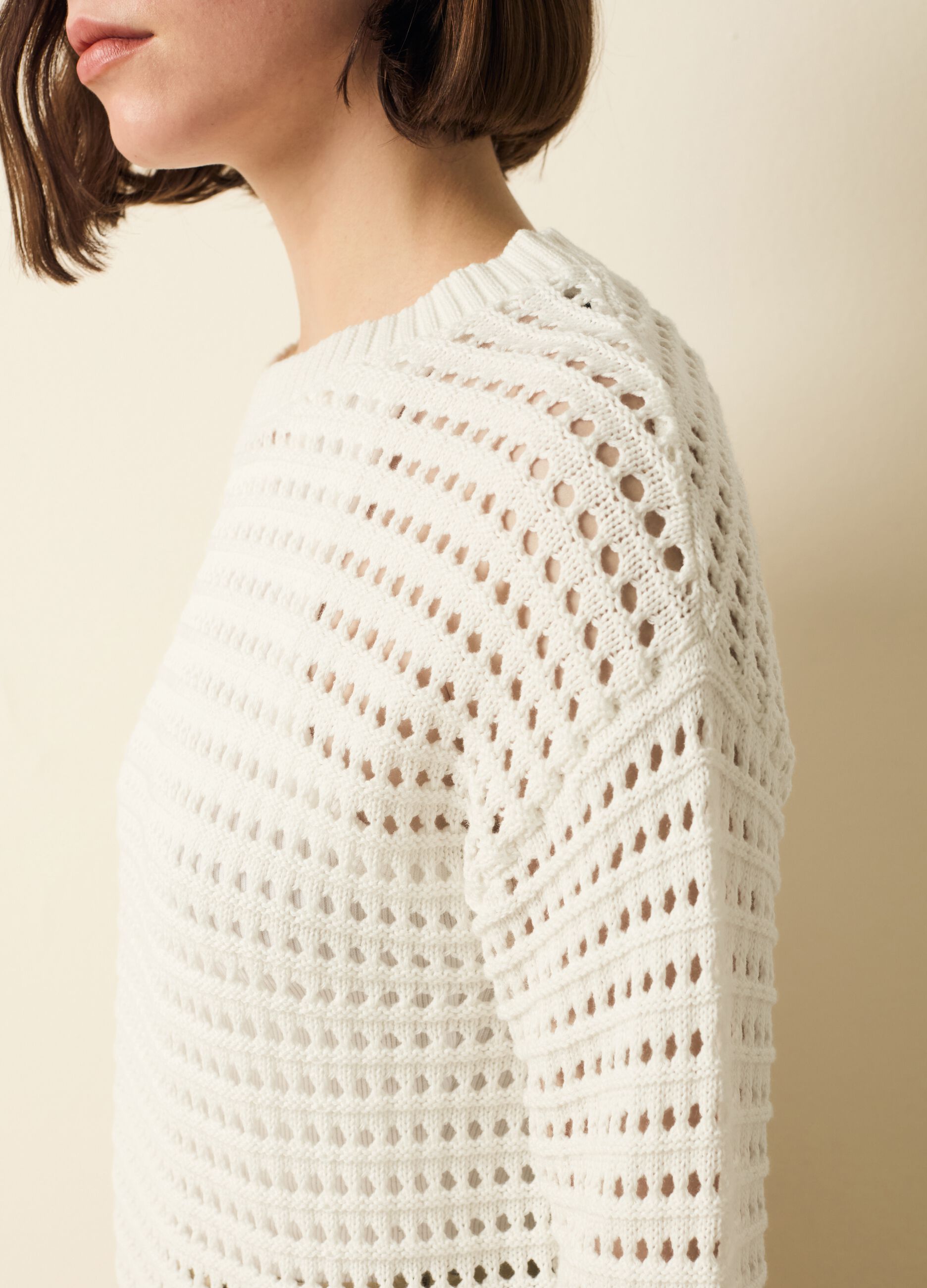 Maglia tricot in cotone