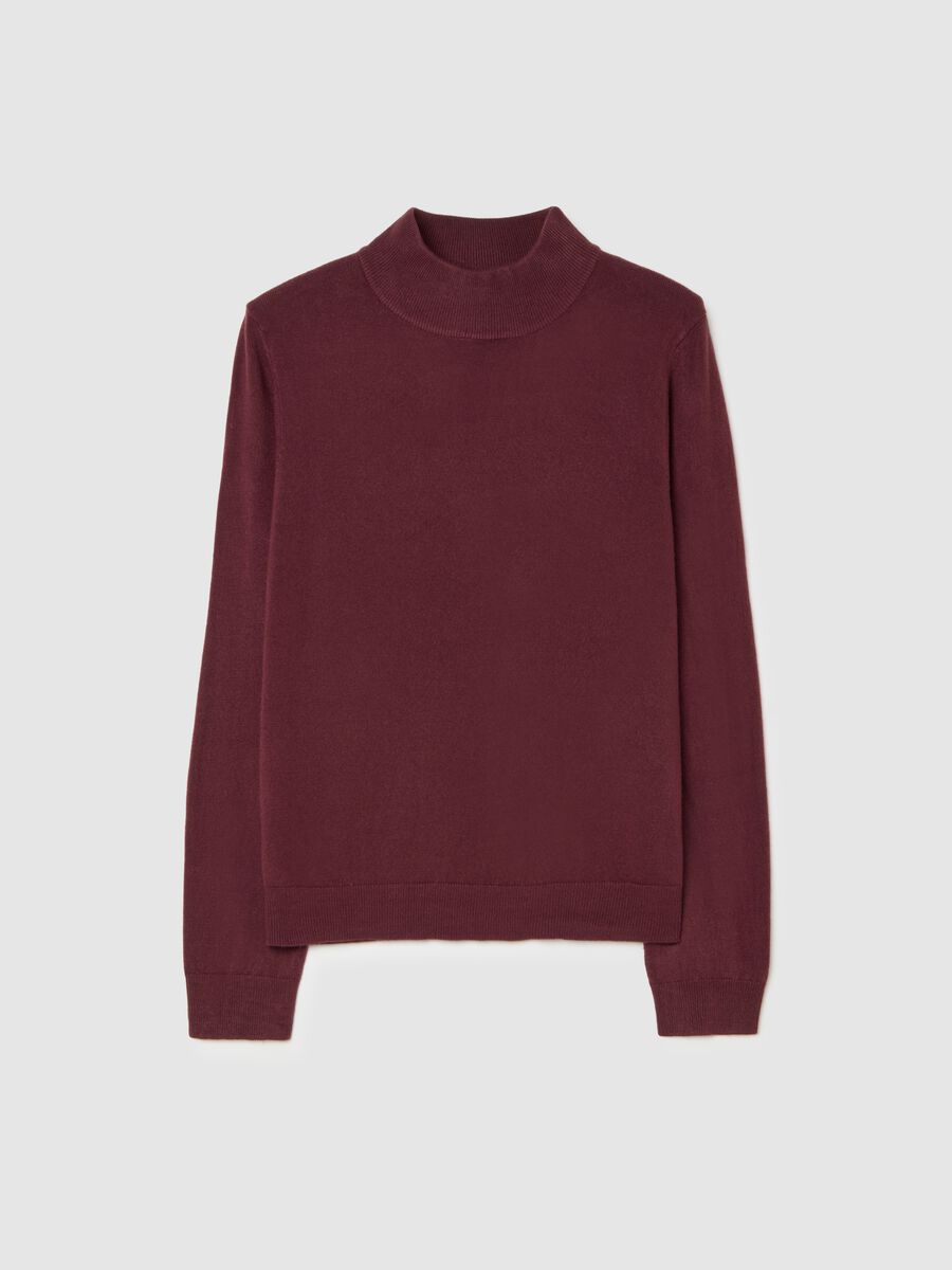 Red regular fit jumper_0
