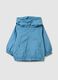 Blue fabric regular fit child's jacket_0