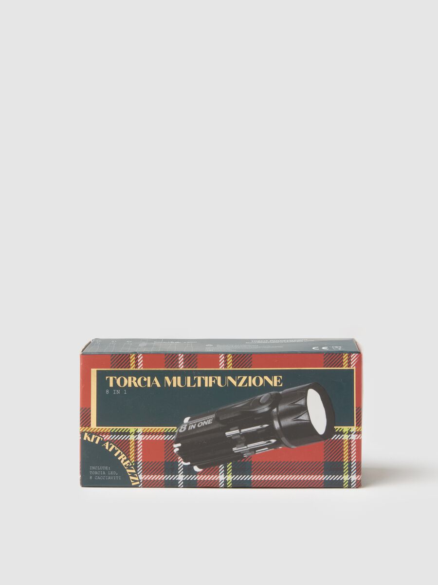 Black Multifunction Torch Tool Kit and Screwdrivers_0