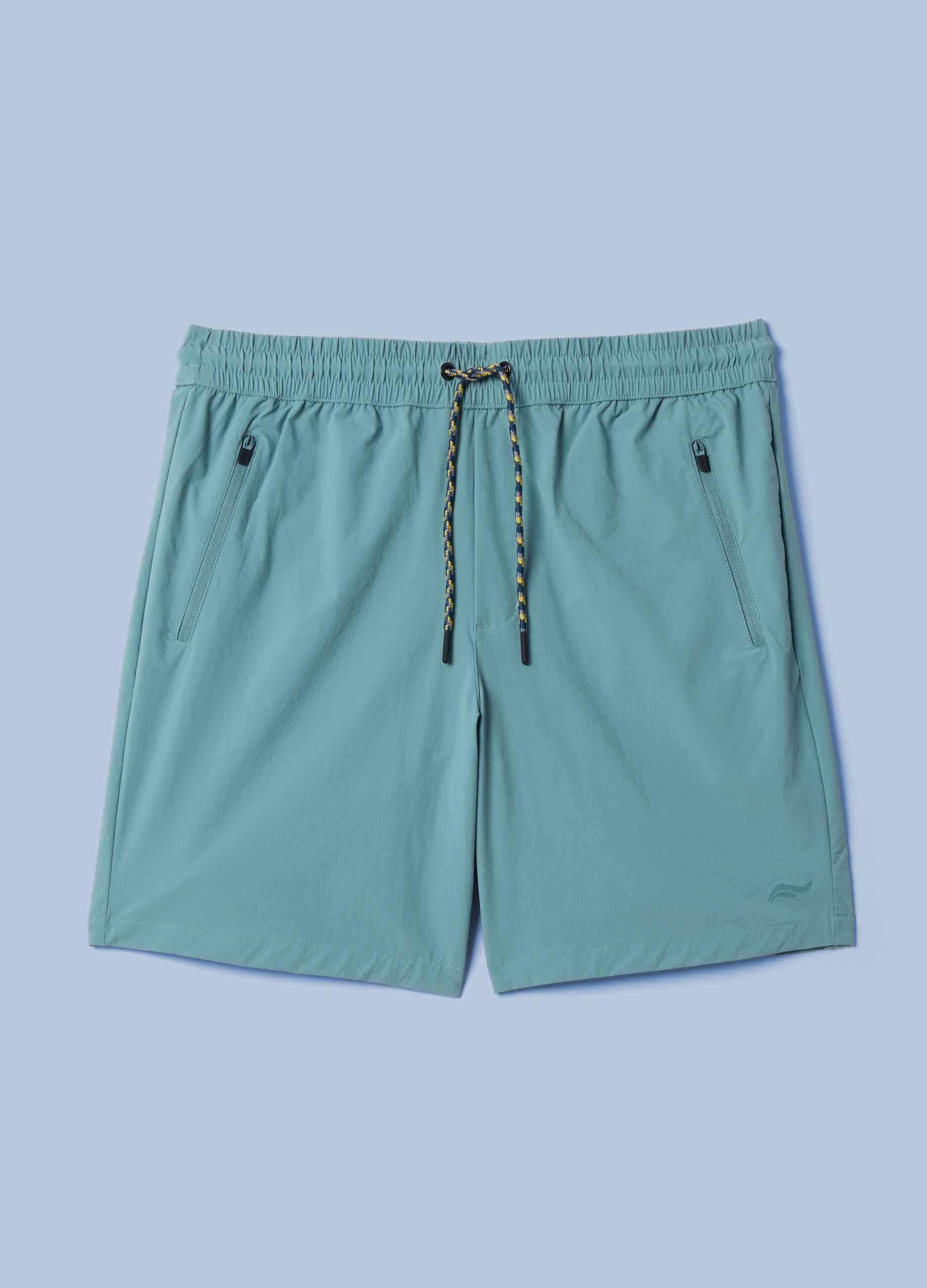 Green ALTAVIA SAILING shorts in stretch fabric