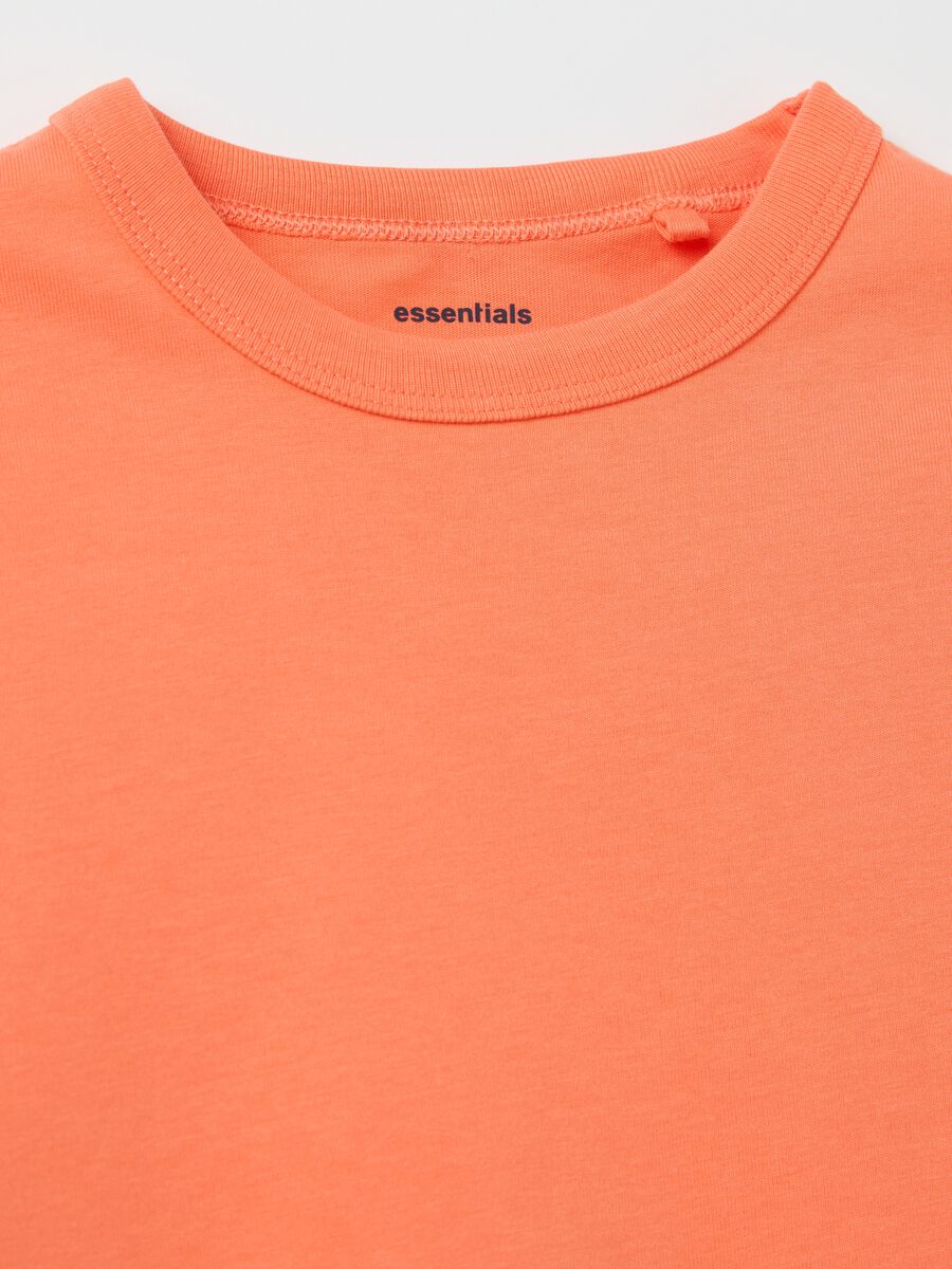 Organic cotton T-shirt with round neck_3