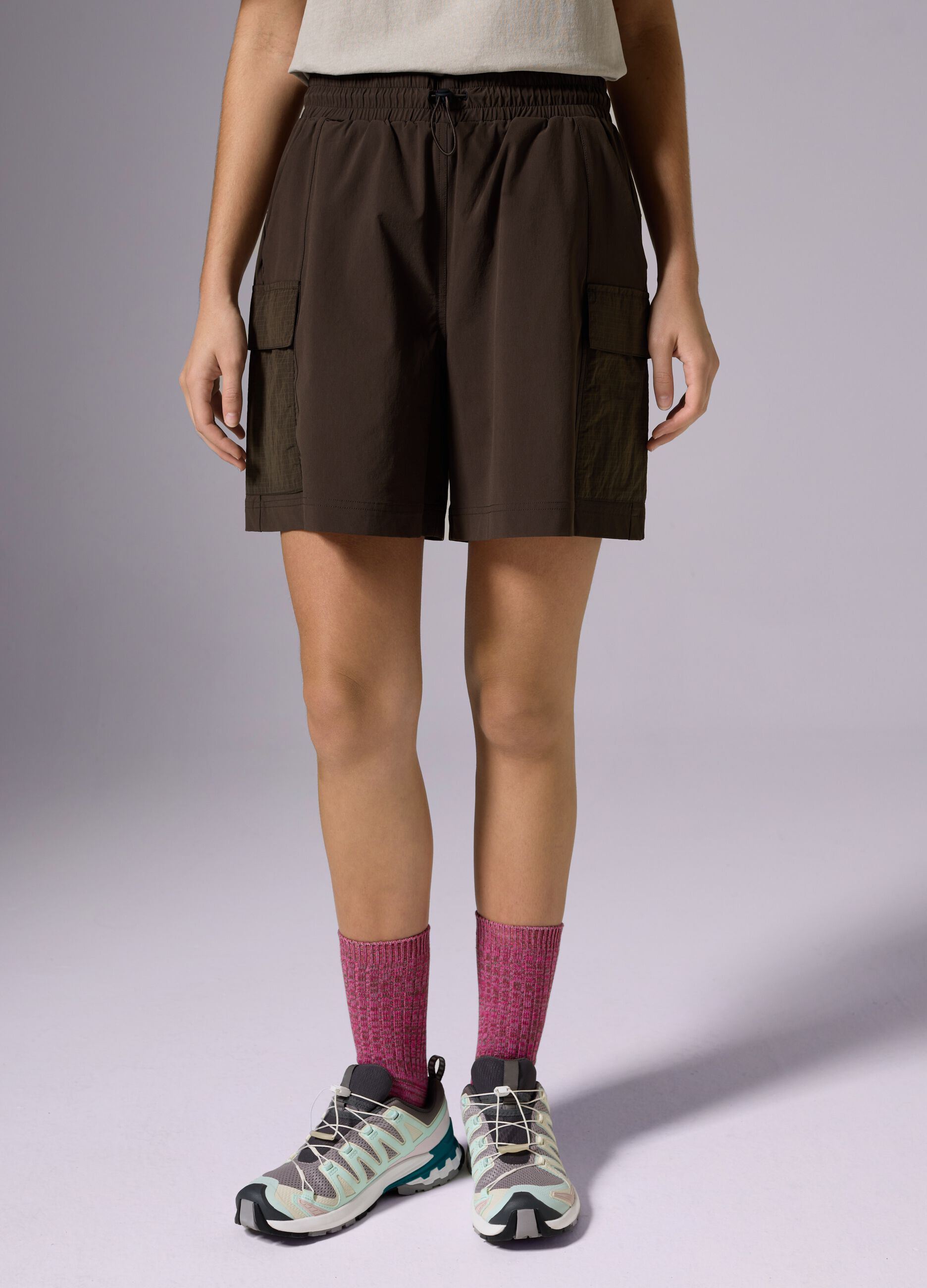 ALTAVIA WITH DEBORAH COMPAGNONI wide-leg cargo shorts