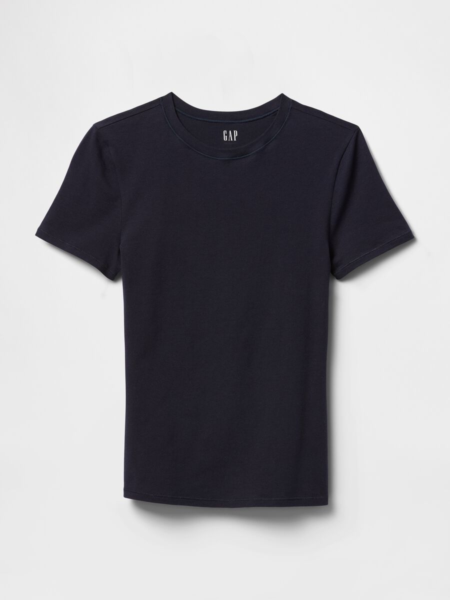 Black stretch short-sleeve t-shirt_3