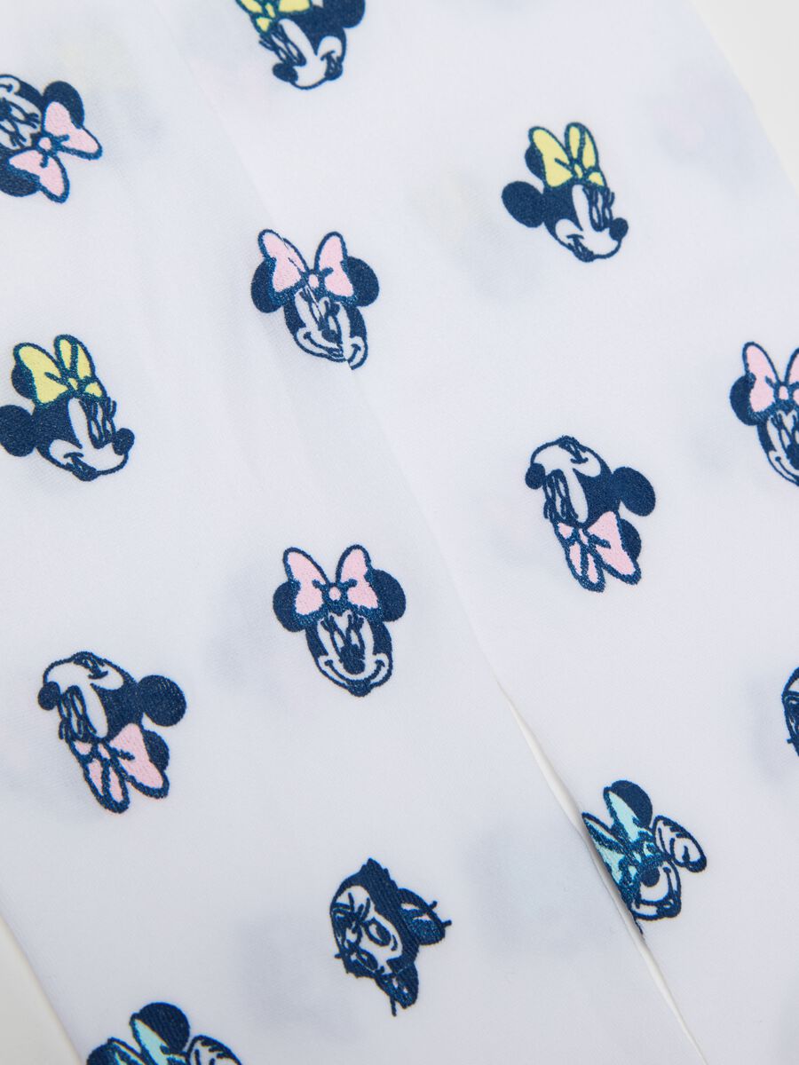 Microfibre tights with Minnie Mouse and Figaro print_2