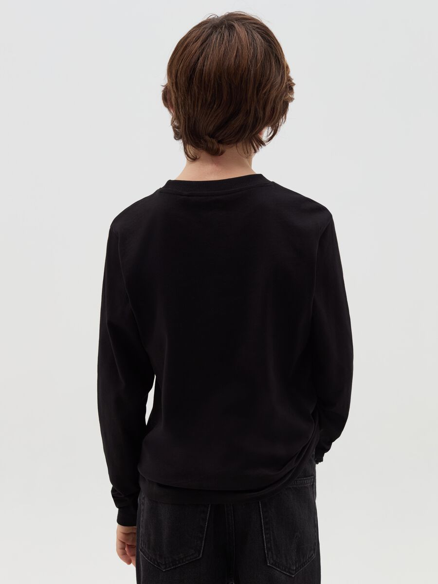 T-shirt a maniche lunghe con stampa_2