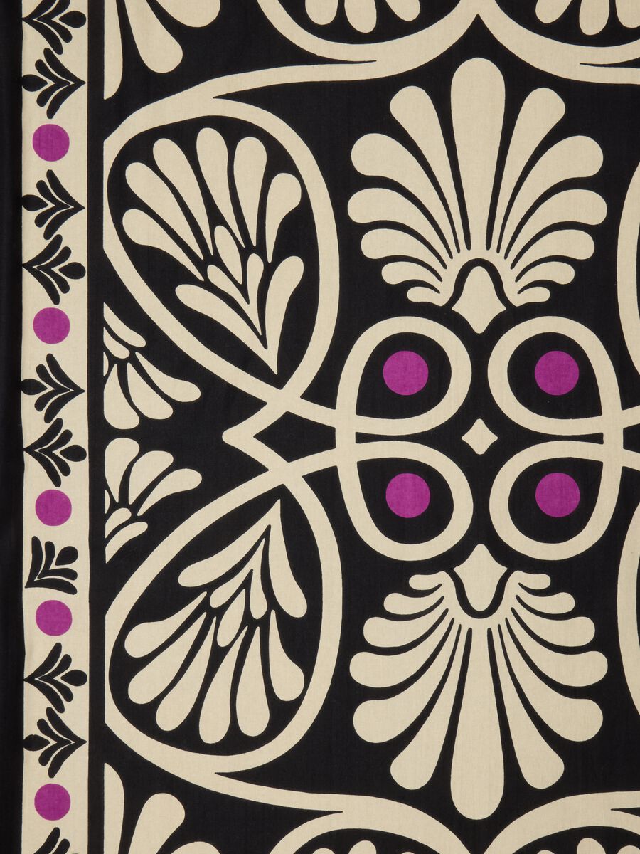 Women's beach towel in pure multicolour cotton_1