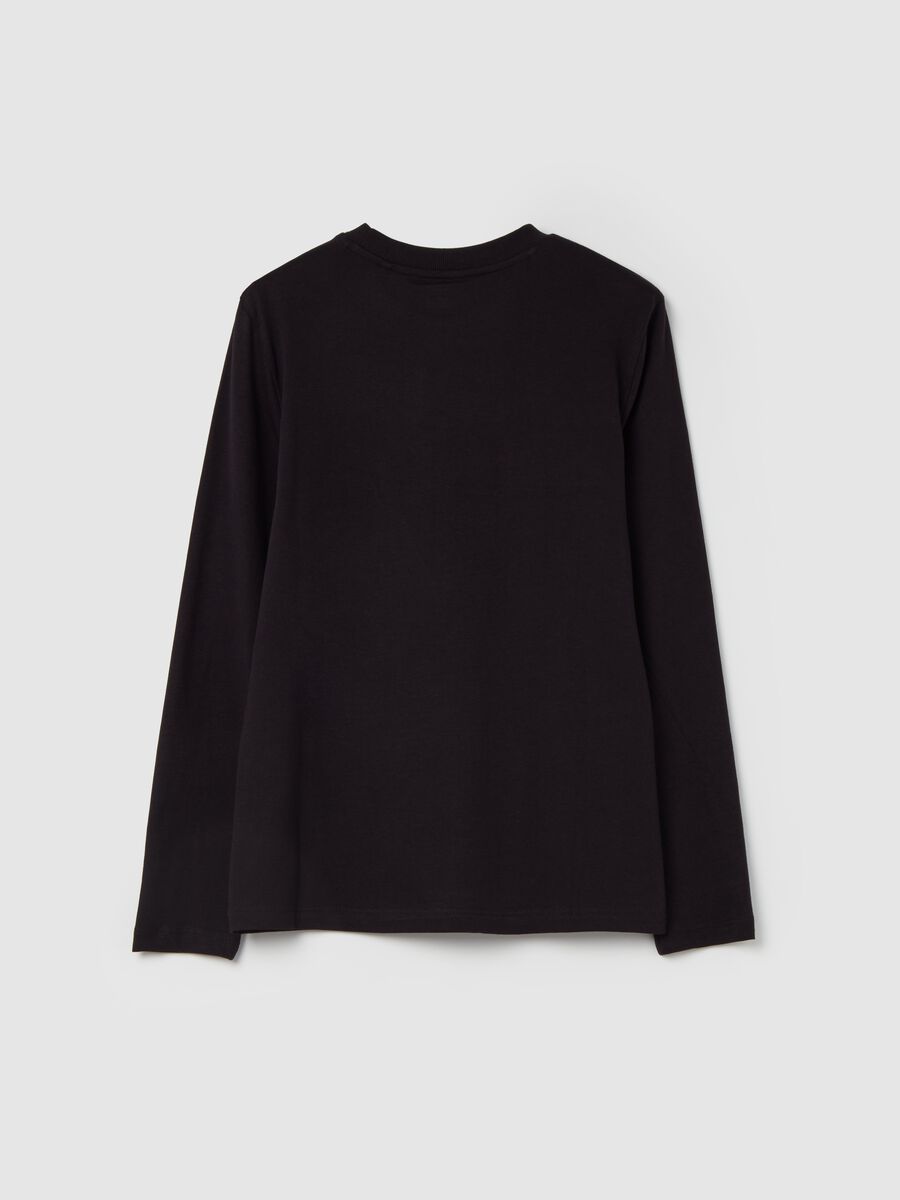T-shirt a maniche lunghe con stampa_4
