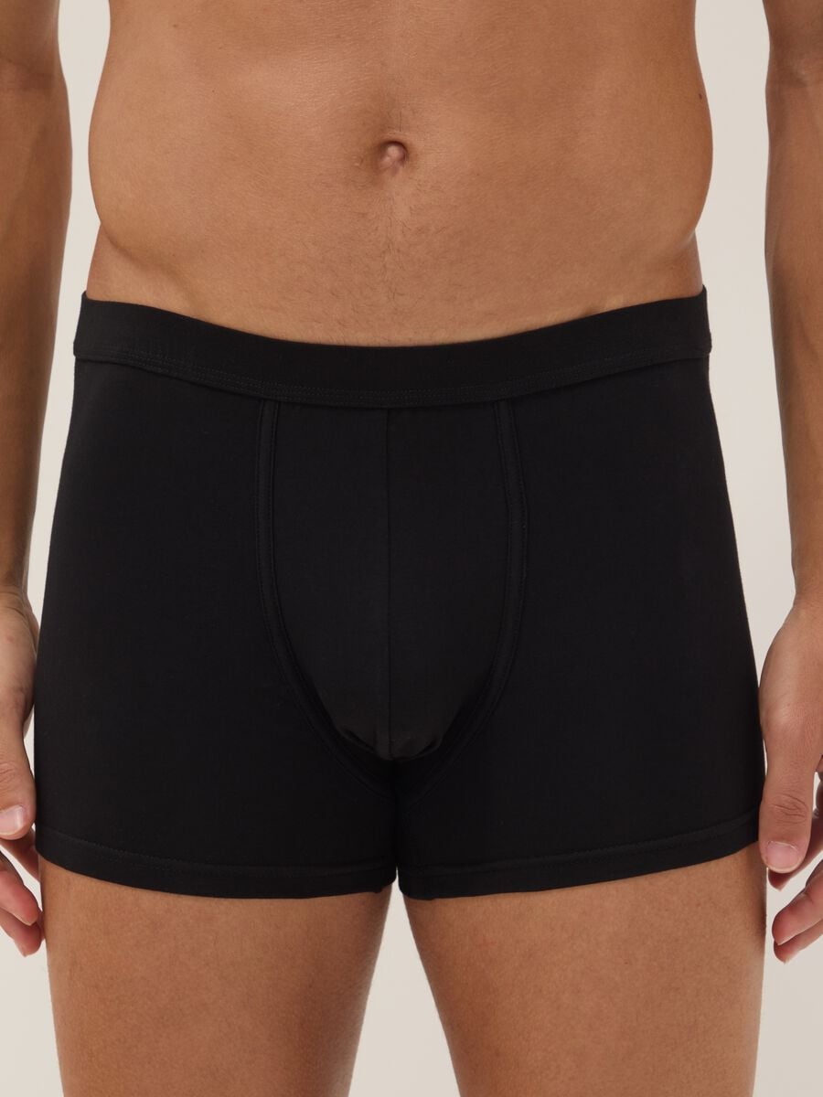 2-pack of black stretch Supima cotton boxers_1