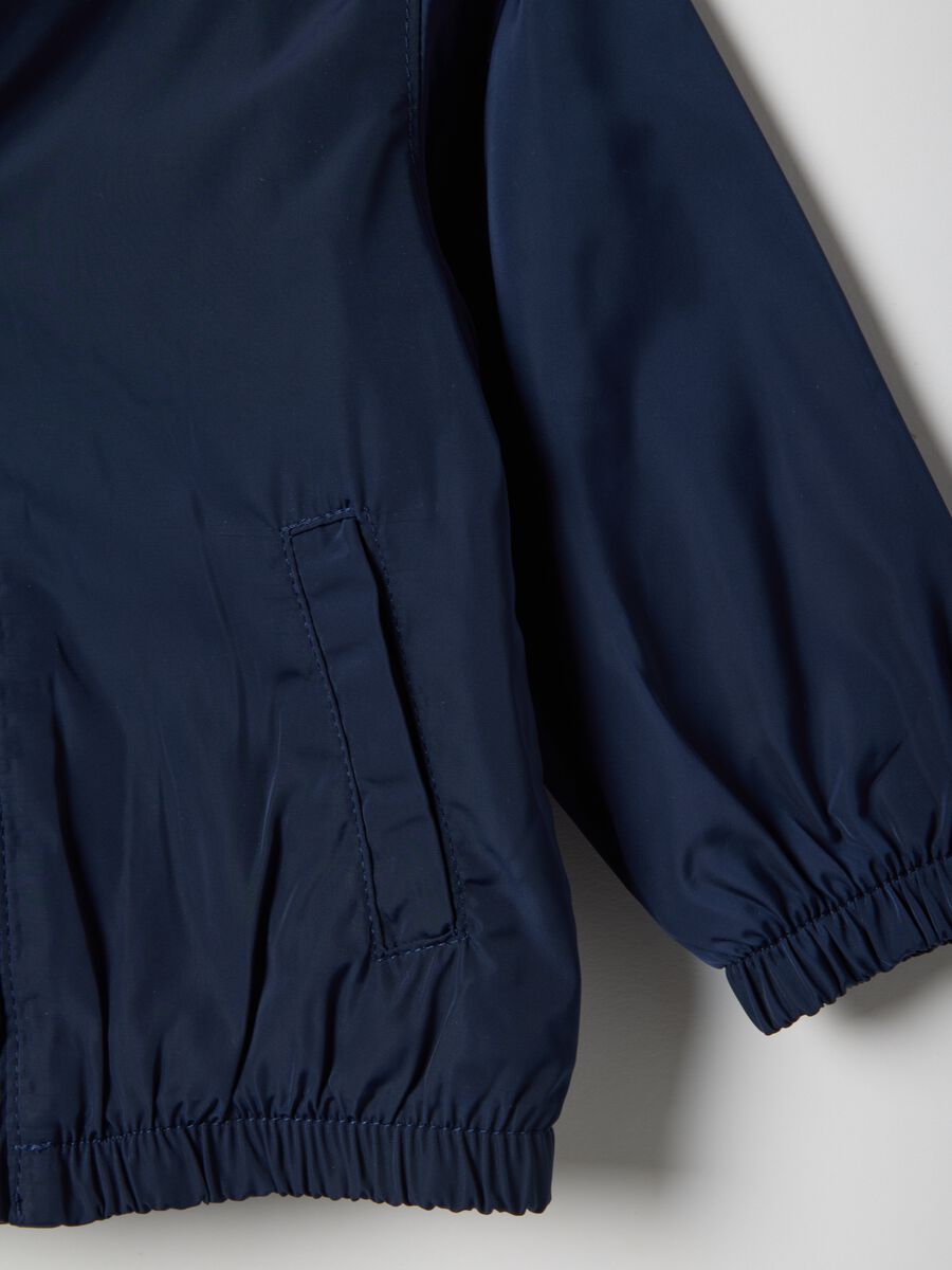 Blue Regular Fit Hoodie for Babies_3