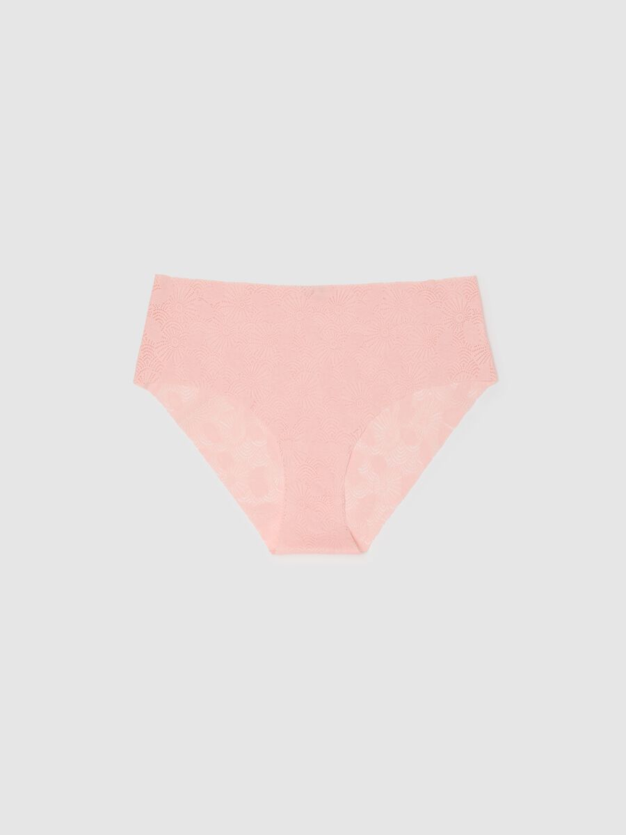 Mutandina da donna in misto elasticizzato rosa_4