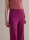 Purple palazzo trousers in viscose blend_3
