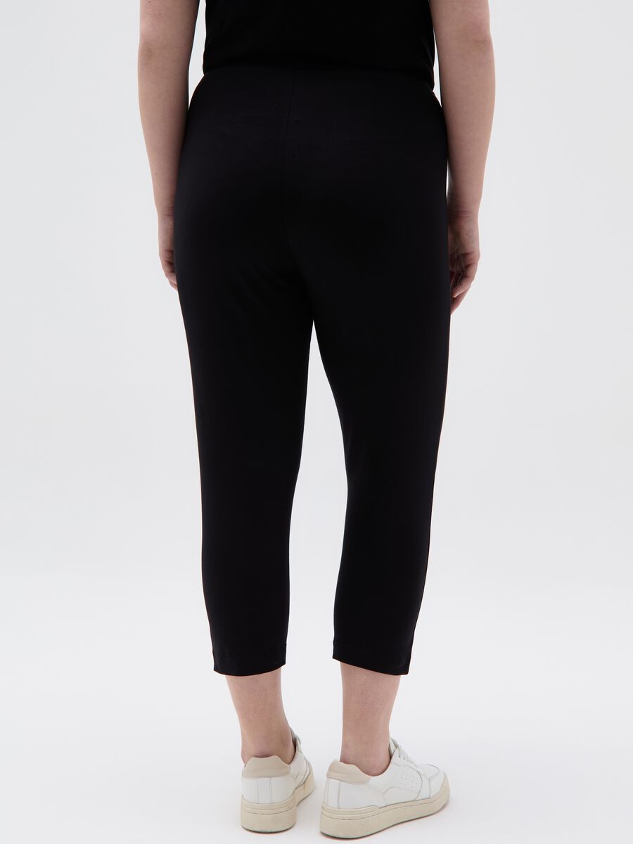 Essential Curvy crop stretch leggings_2