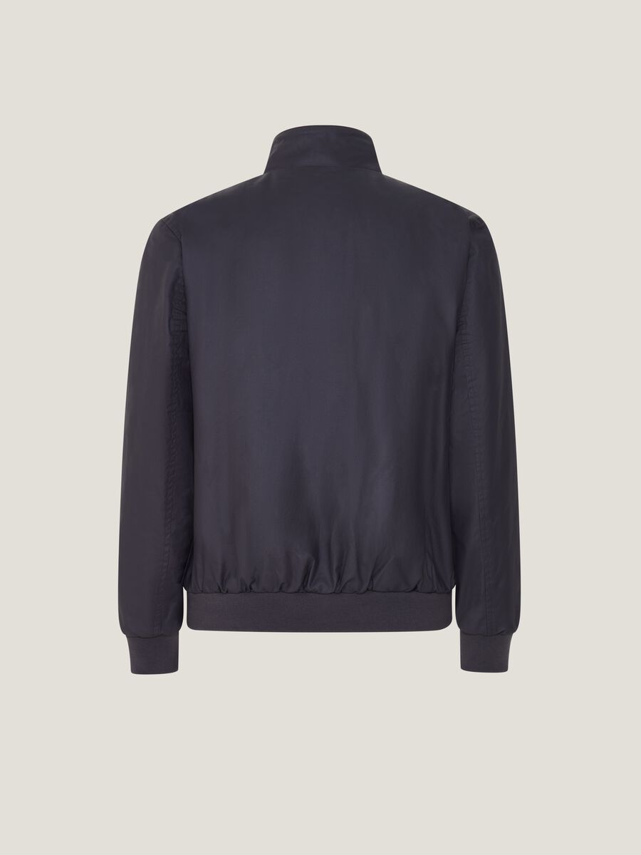 Bomber in cotone a collo alto_4
