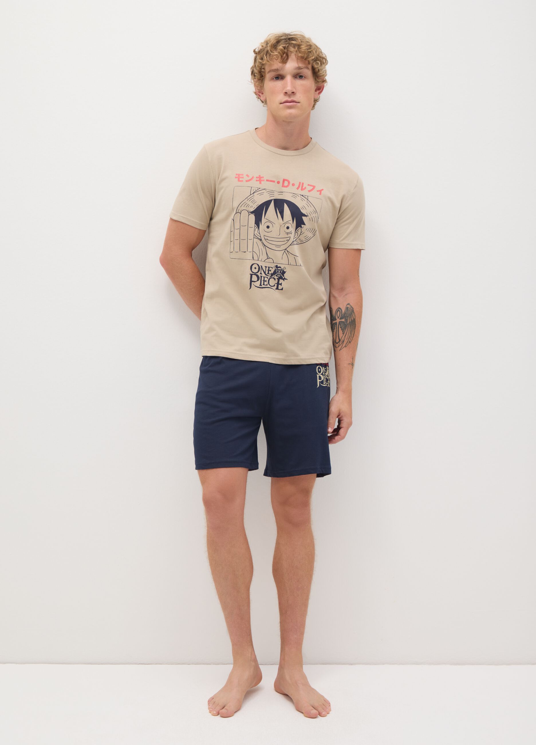 One Piece Cotton Short Pyjamas