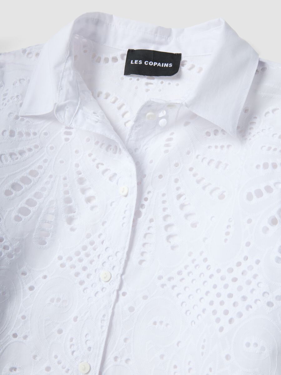 Camicia bianca in puro cotone sangallo_5