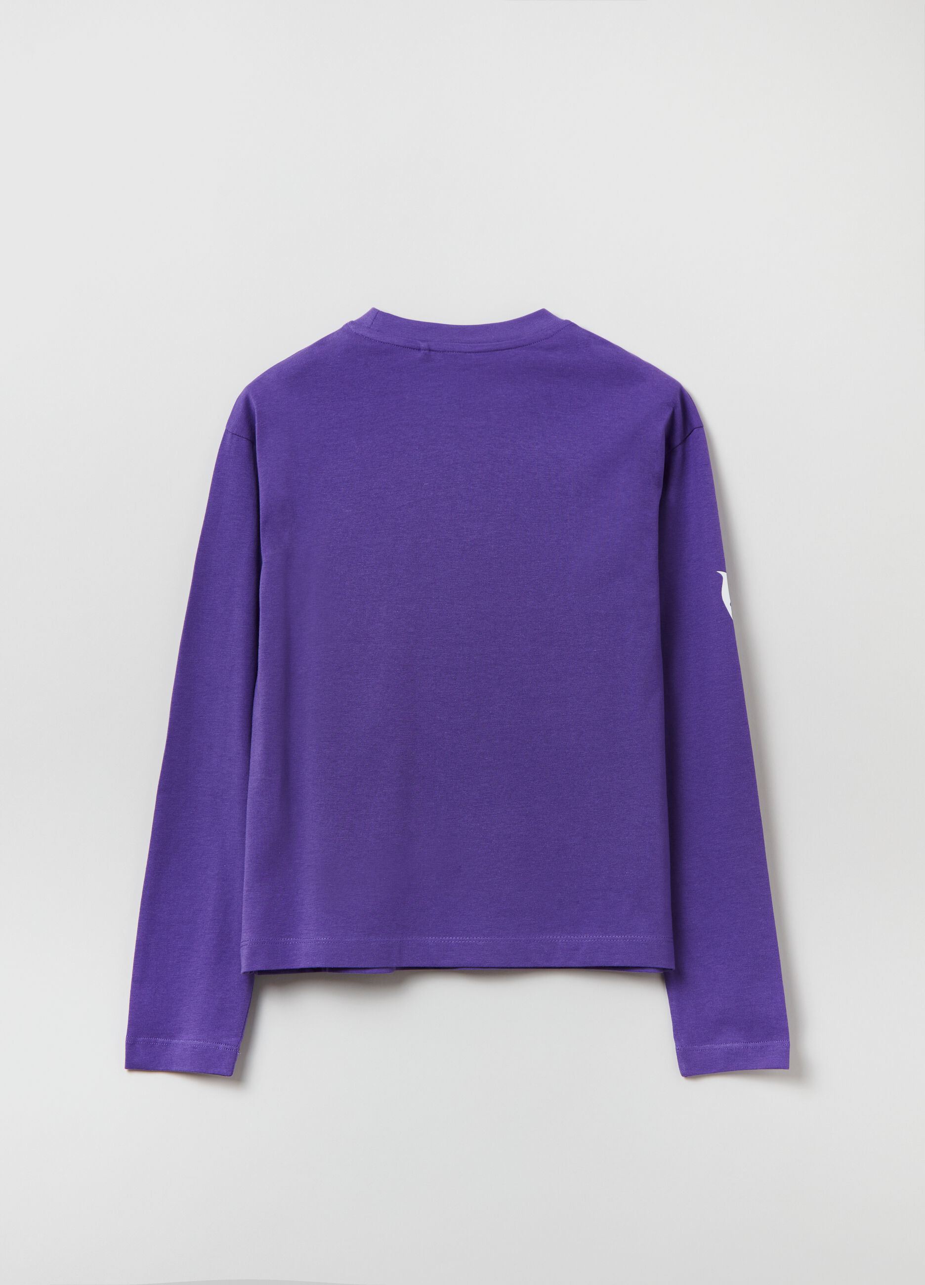 T-shirt a maniche lunghe con stampa_1