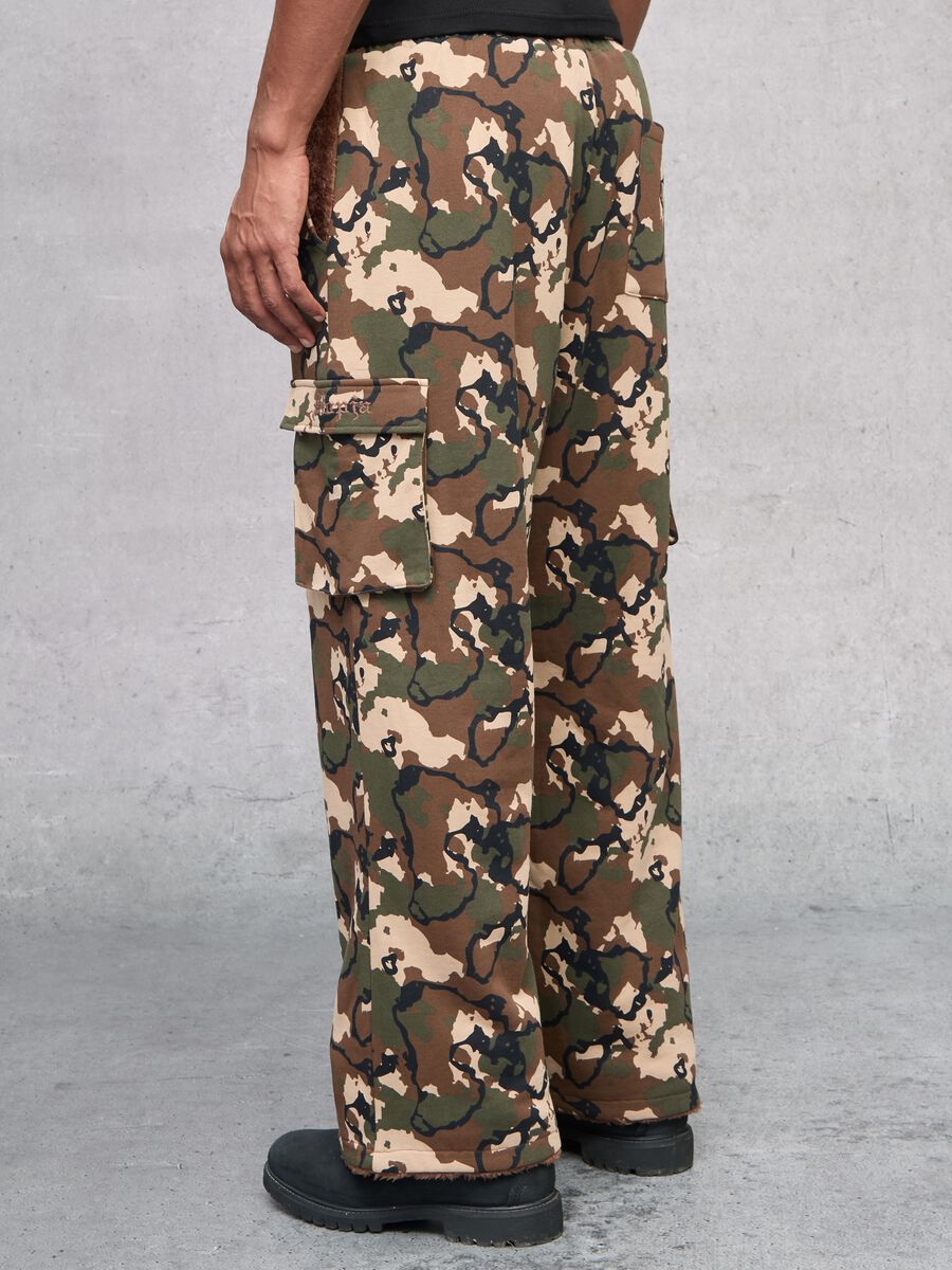 Teddy Cargo Sweatpants Camouflage_3